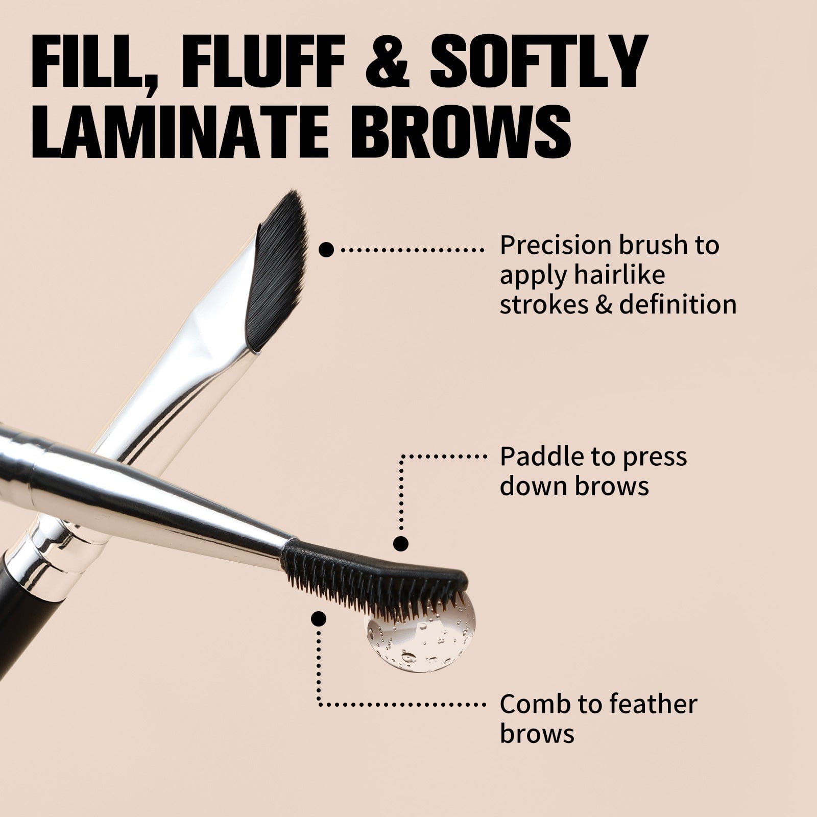 EIGSHOW Duo Eyebrow Brush D109