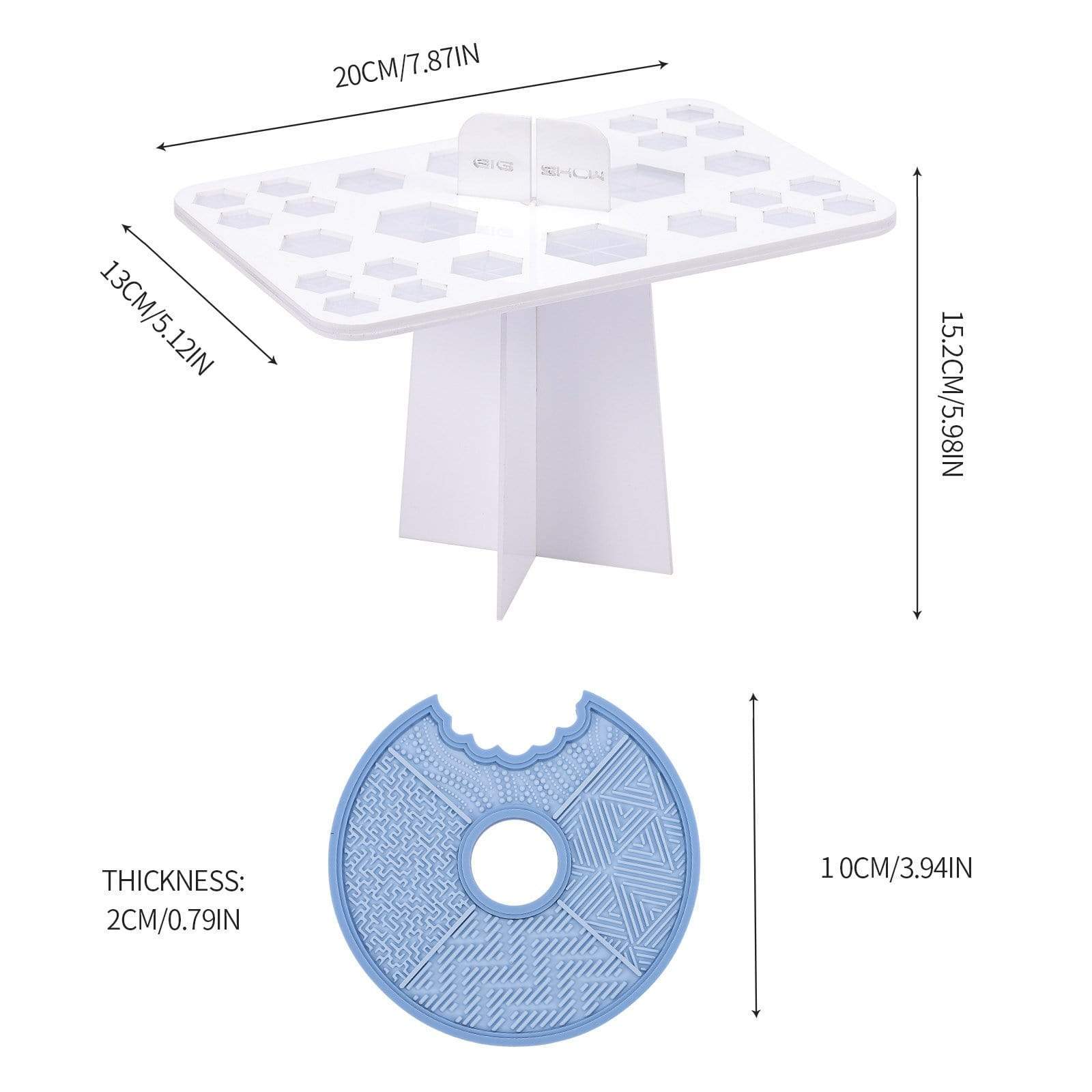 Brush Care Series - 4 Pieces Cleaning, Drying and Shaping Kit