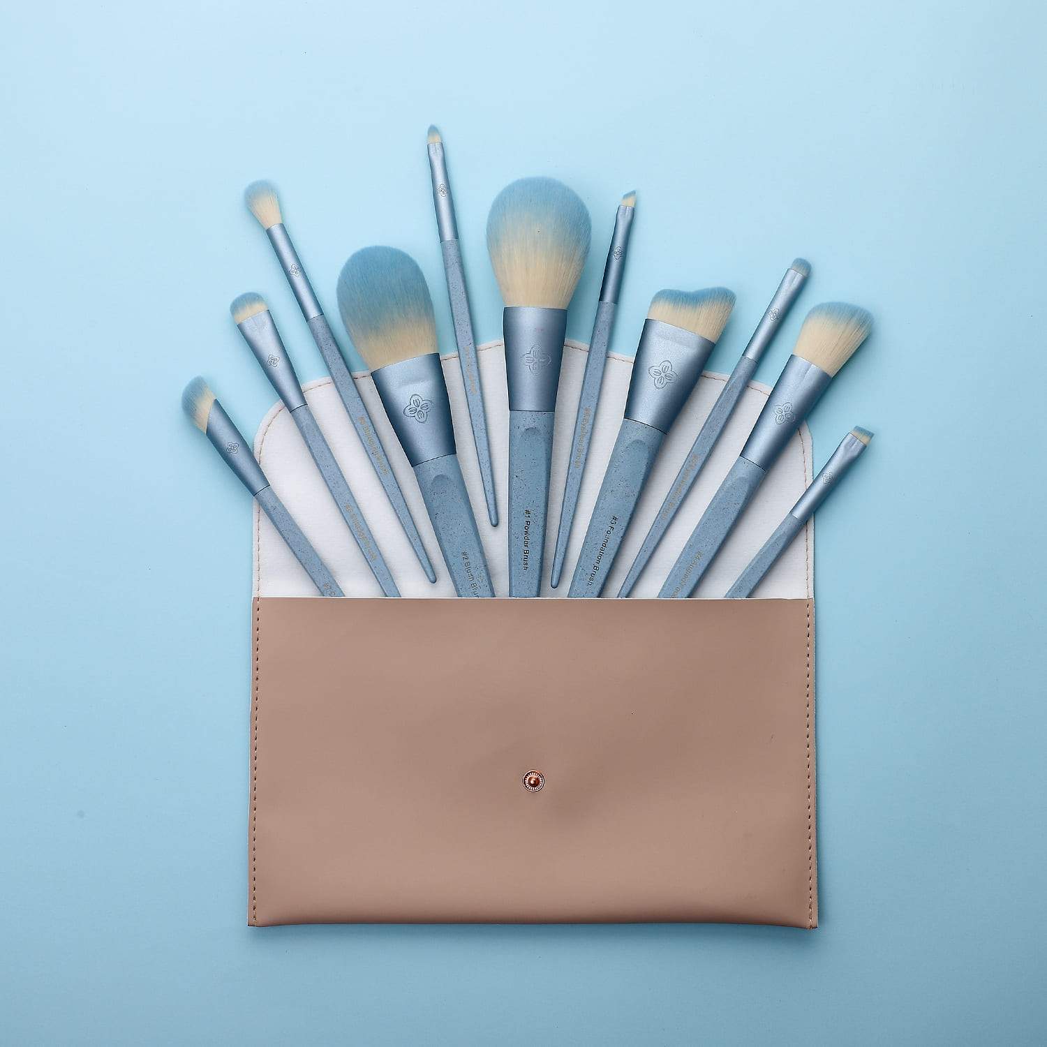 EcoPro Bamboo Fiber 11pcs Professional Makeup Brush Kit