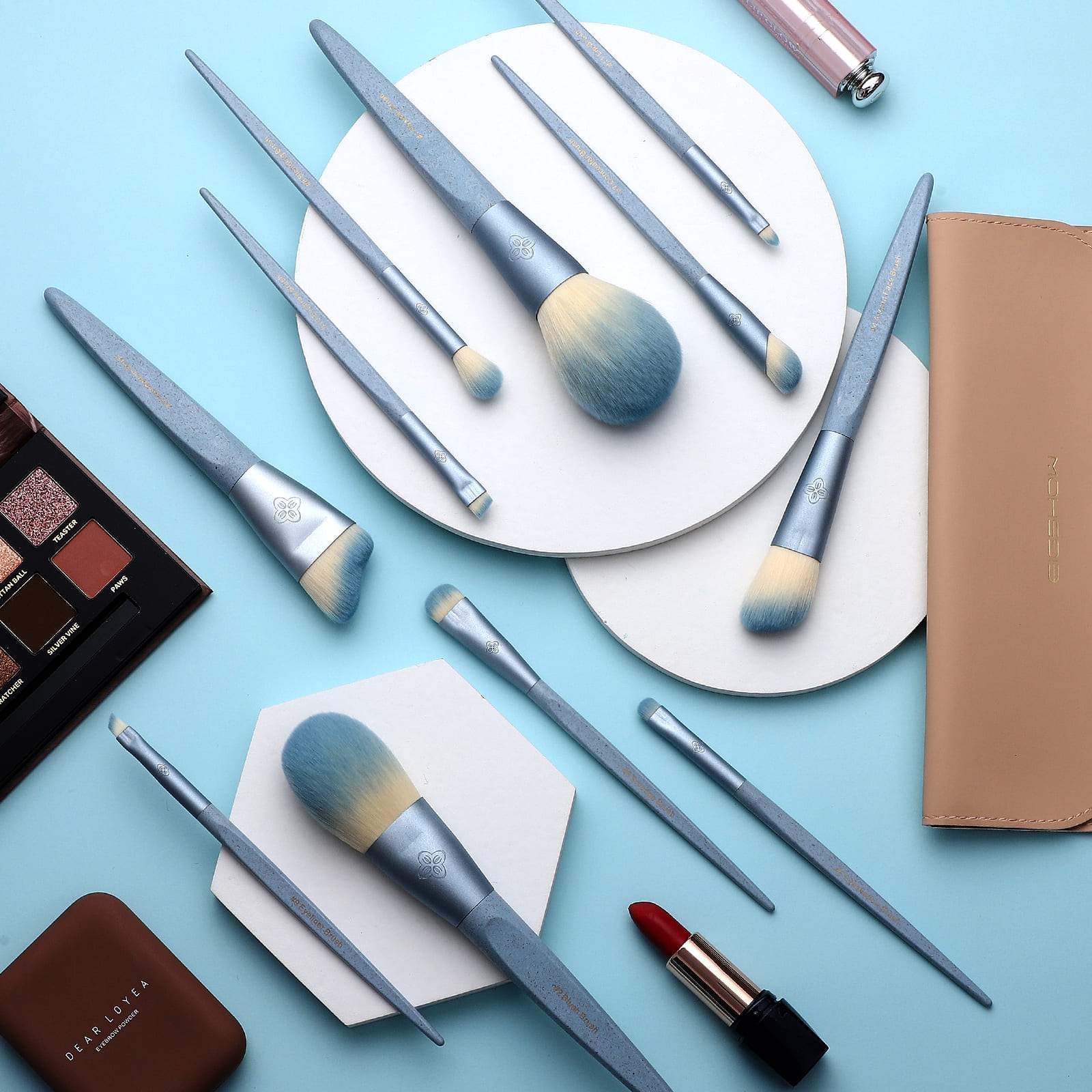 EcoPro Bamboo Fiber 11pcs Professional Makeup Brush Kit