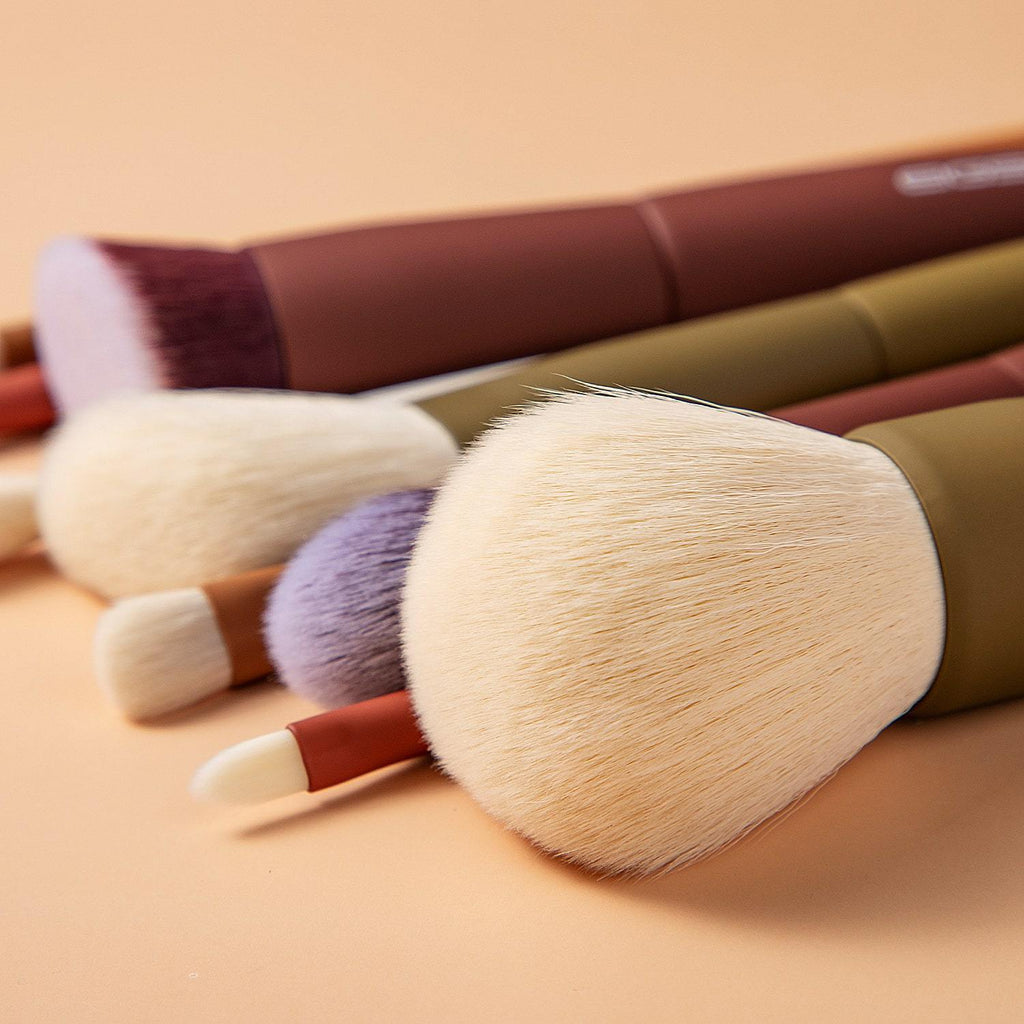 5-COLOR SERIES - 9 PCS MAKEUP BRUSH KIT