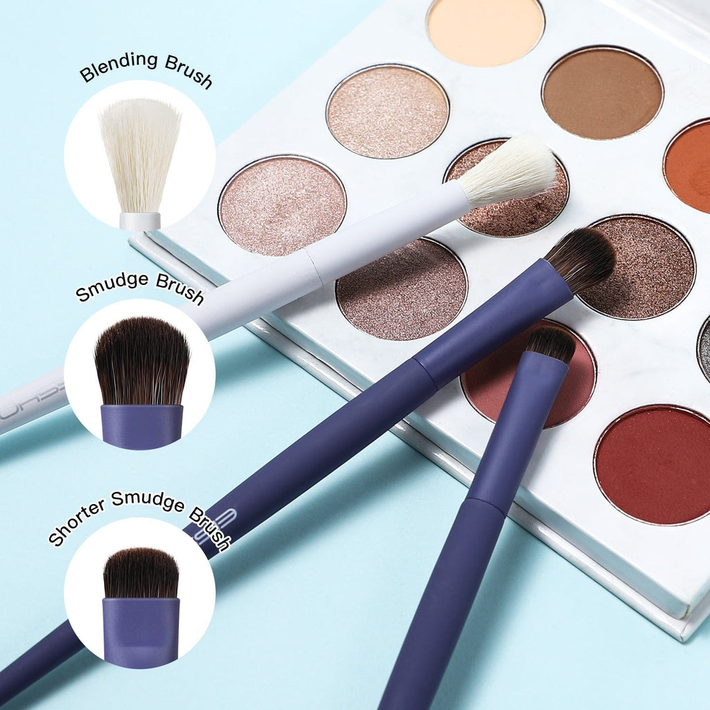 5-COLOR SERIES - 9 PCS MAKEUP BRUSH KIT