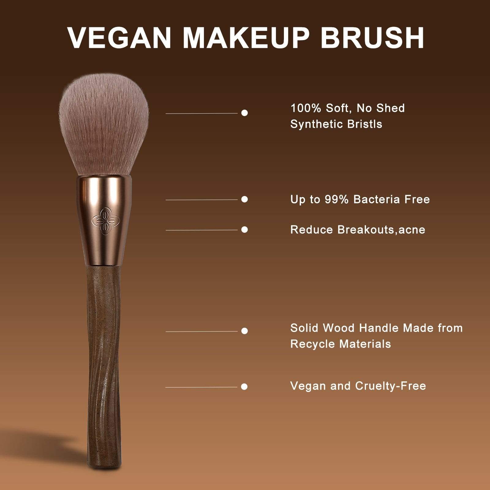 EigshowBeauty  Ecopro 12 PCS Coffee Makeup Brush Kit